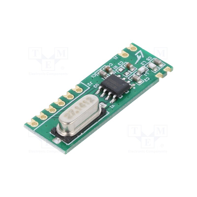 10 pcs : RFM210LH-433S1 - Module: RF, external, FM receiver, ASK,OOK, 433.92MHz, serial, THT