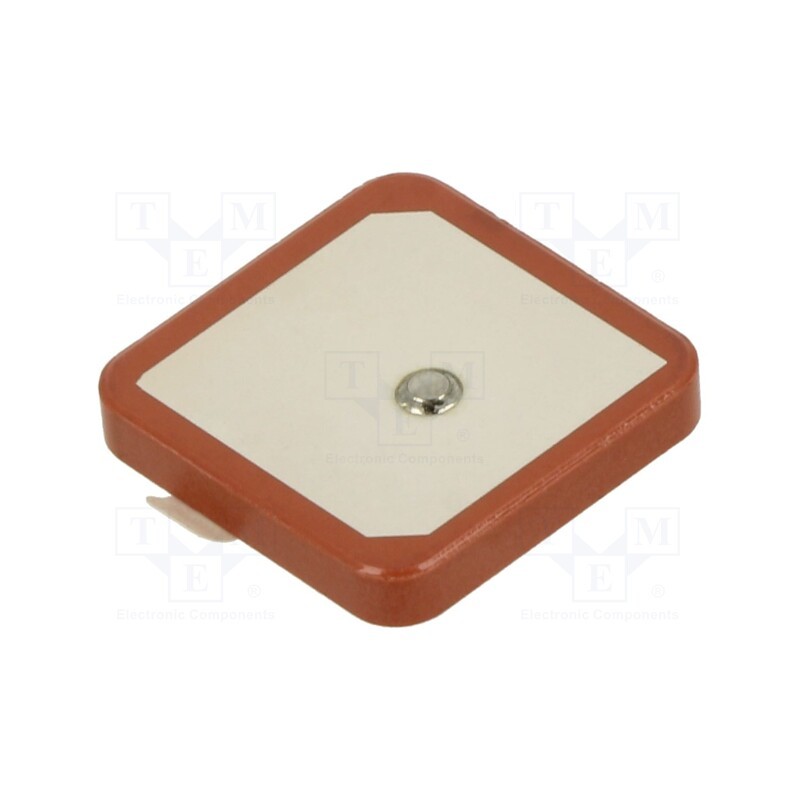 10 pcs : ATPG1590R2540A - Antenna, GNSS,GPS, 4.2dBi, RHCP, for building in, 25x25mm