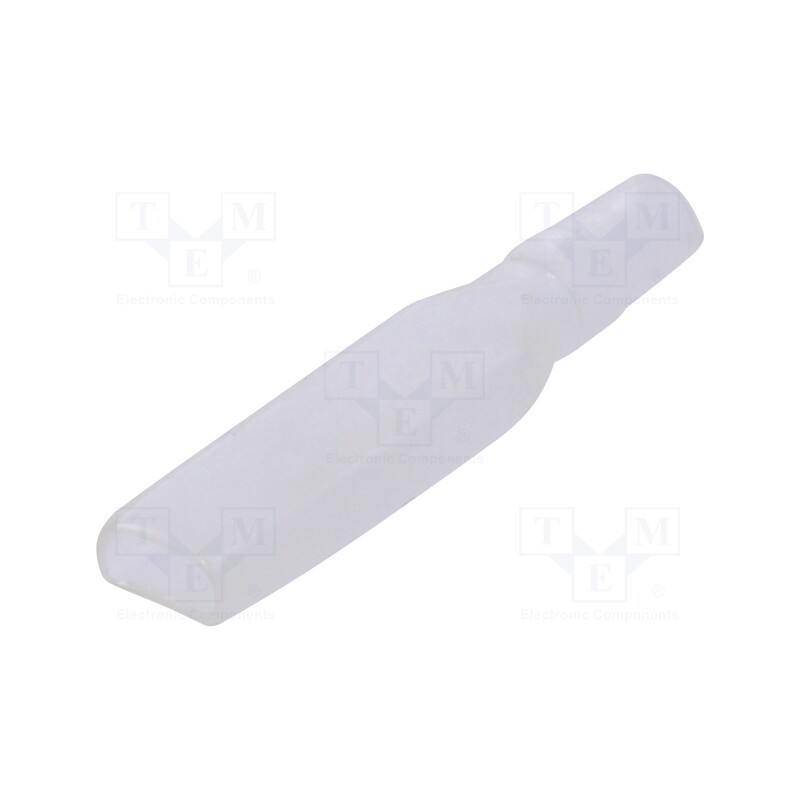50 pcs : S6530/37 - Terminals cover, 6.5mm, Ø: 3.5mm, straight, L: 37mm, PVC