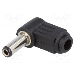 10 pcs : - Plug, DC supply, female, 5.5/2.5mm, 5.5mm, 2.5mm, for cable, 14mm