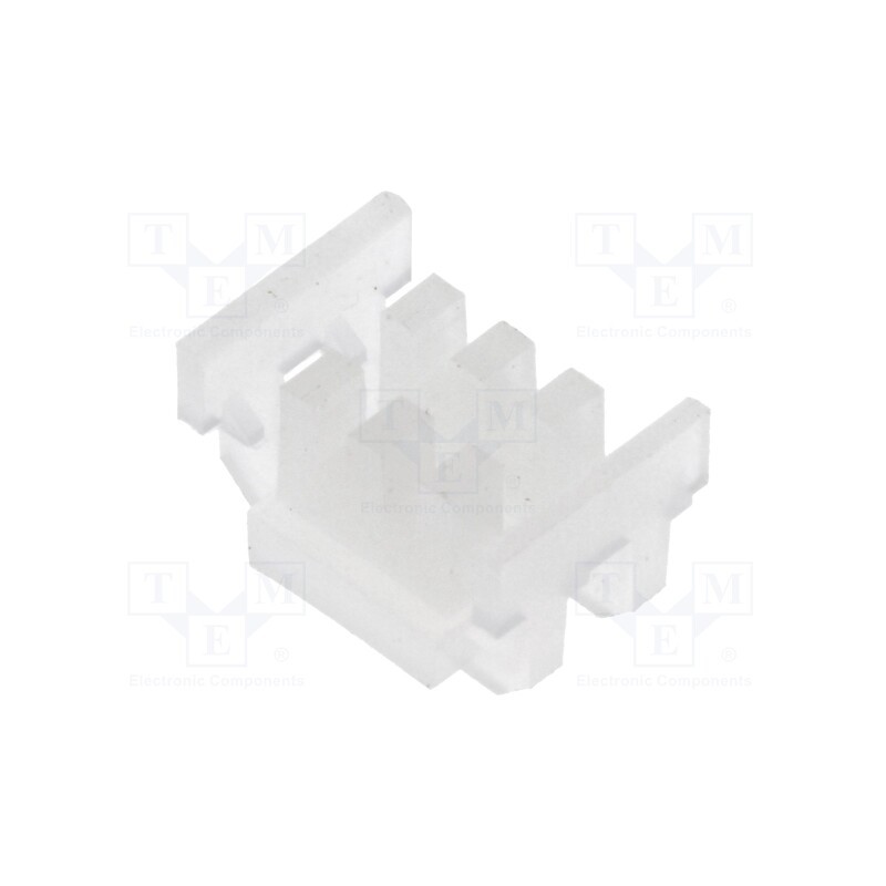 50 pcs : SCC100F-02-D - Protection cover, PIN: 2, end connector,pass through, 2.54mm