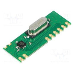 10 pcs : RFM210W-433S1 - Module: RF, FM receiver, OOK, 433.92MHz, -108dBm, 1.8÷3.6VDC, SMD
