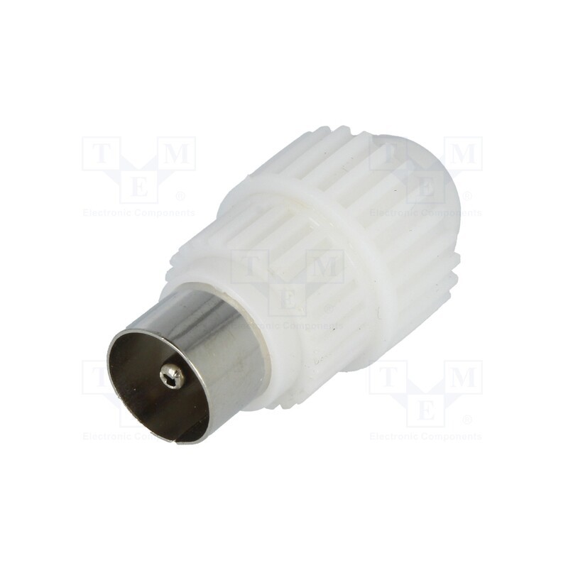 20 pcs : - Plug, coaxial 9.5mm (IEC 169-2), male, straight, for cable