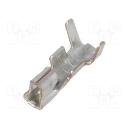 50 pcs : SEH-001T-P0.6 - Contact, female, phosphor bronze, tinned, 0.05÷0.33mm2, EH, 3A