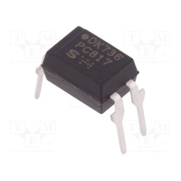 10 pcs : PC817X4NSZ1B - Optocoupler, THT, Ch: 1, OUT: transistor, Uinsul: 5kV, Uce: 80V, DIP4