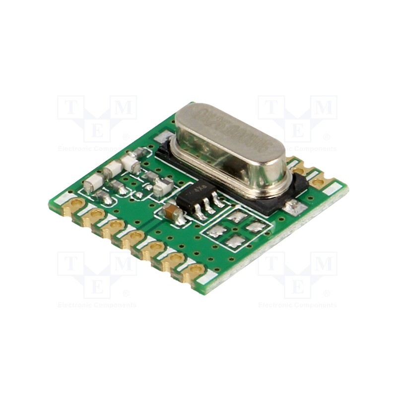 10 pcs : RFM119S-433S1 - Module: RF, FM transmitter, FSK,GFSK,OOK, 433.92MHz, I2C, 13dBm