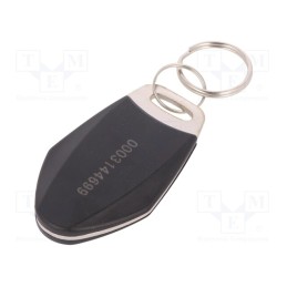 10 pcs : S1035N-BK - RFID pendant, metal,plastic, black, 125kHz, 8BROM