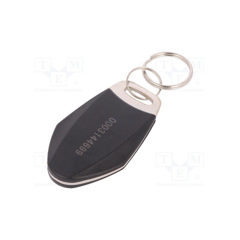 10 pcs : S1035N-BK - RFID pendant, metal,plastic, black, 125kHz, 8BROM
