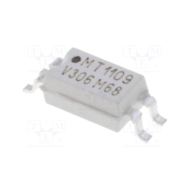 10 pcs : TCMT1109 - Optocoupler, SMD, Ch: 1, OUT: transistor, Uinsul: 3.75kV, Uce: 70V