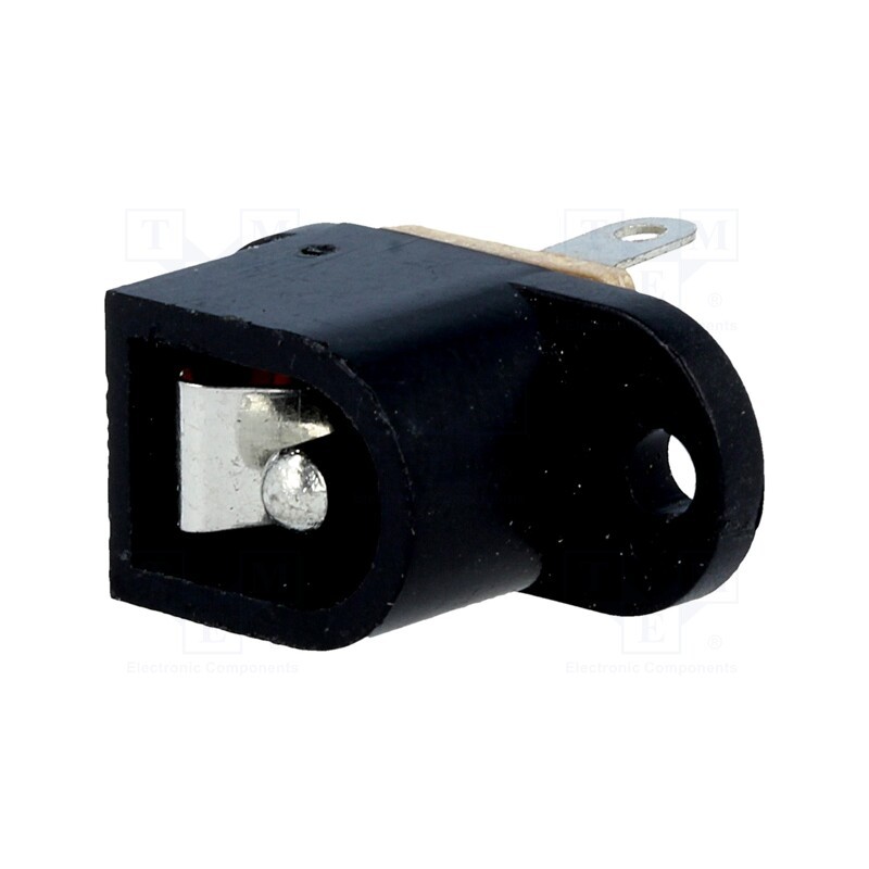 20 pcs : - Socket, DC supply, male, 5.5/2.5mm, 5.5mm, 2.5mm, soldering