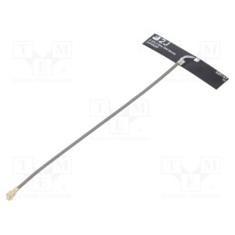 10 pcs : 2JF0802P-010MC137-UFL_ TRALO - Antenna, Bluetooth,ISM,LoRa,SIGFOX,WiFi,ZigBee, 39.6x8.4x0.2mm