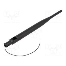 10 pcs : RFDPA171310NNAB3G1 - Antenna, dipole,WiFi, 5dBi, 2.4GHz, Len: 100mm, L: 172.5mm, Ø: 13mm