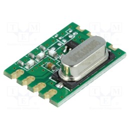 10 pcs : RFM119W-433S1 - Module: RF, FM transmitter, FSK,GFSK,OOK, 433.92MHz, I2C, 13dBm