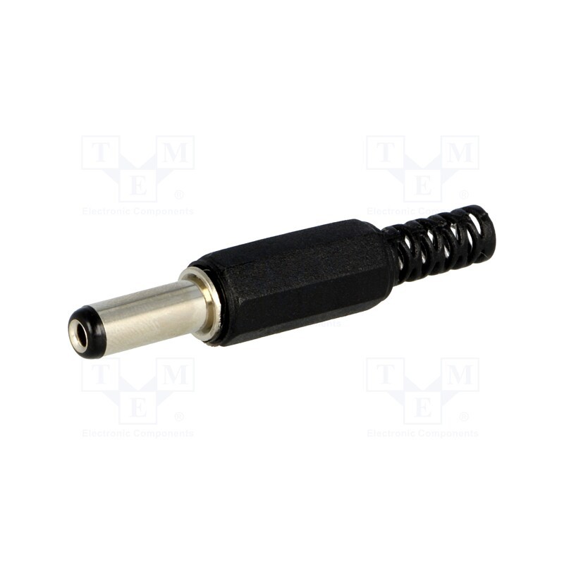 20 pcs : - Plug, DC supply, female, 5.5/2.1mm, 5.5mm, 2.1mm, for cable, 14mm