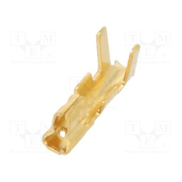 50 pcs : SPH-002G-P0.5S - Contact, female, phosphor bronze, gold flash, PH, crimped, 2A, 2mm