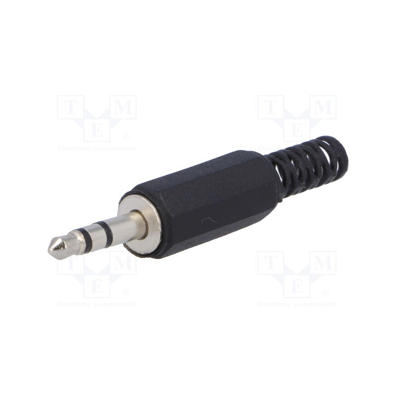 20 pcs : - Plug, Jack 3,5mm, male, stereo,with strain relief, ways: 3