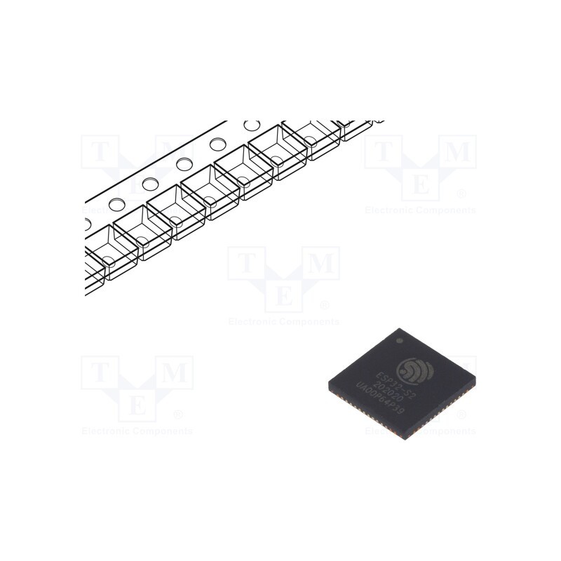 10 pcs : ESP32-S2 - IC: SoC, WiFi, FTP,HTTP,IPv4,TCP,UDP, SMD, QFN56, 7x7mm