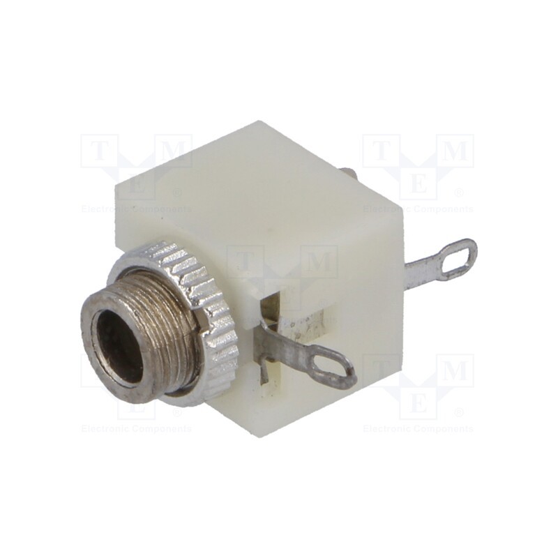 20 pcs : - Socket, Jack 3,5mm, female, mono, ways: 2, for panel mounting