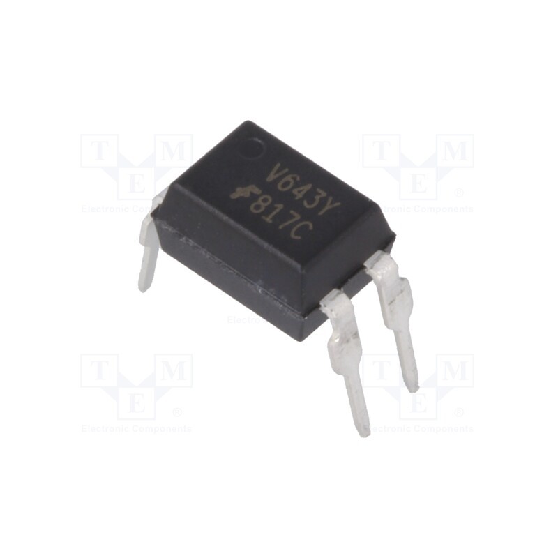 10 pcs : FOD817C300 - Optocoupler, THT, Ch: 1, OUT: transistor, Uinsul: 5kV, Uce: 70V, DIP4
