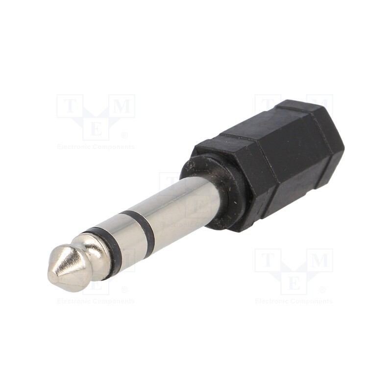 10 pcs : - Adapter, Jack 3.5mm socket,Jack 6,3mm plug, stereo