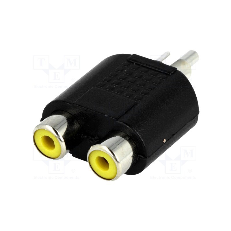 10 pcs : - T adapter, RCA socket x2,RCA plug, mono