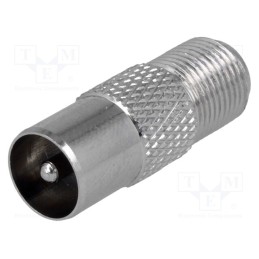 10 pcs : - Adapter, F socket,coaxial 9.5mm plug