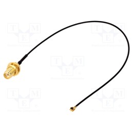 10 pcs : GSM-IPX/SMA-200 - Cable-adapter, IPX,SMA, -40÷85°C, 200mm