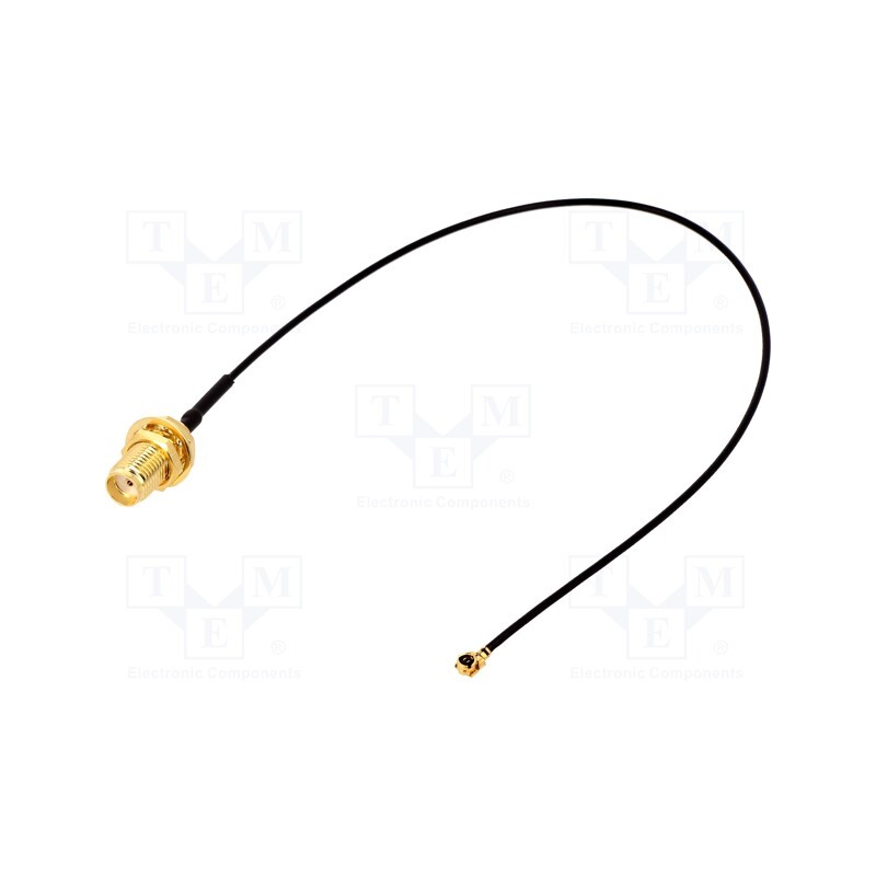 10 pcs : GSM-IPX/SMA-200 - Cable-adapter, IPX,SMA, -40÷85°C, 200mm