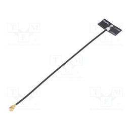 10 pcs : 211996-0100 - Antenna, Wideband, 5.5dBi,6.4dBi, linear, for ribbon cable, U.FL