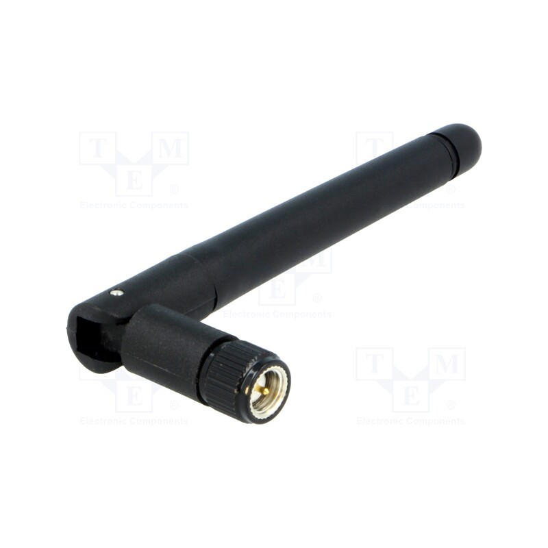 10 pcs : GSM-ANT402 - Antenna, GSM, 2dBi, linear, angular,twist-on,vertical, 50Ω, Ø: 10mm