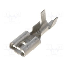 50 pcs : ST-003/3 - Terminal: flat, 4.8mm, 0.5mm, female, 1.5÷2.5mm2, crimped, tinned