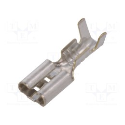 50 pcs : ST-004/3 - Terminal: flat, 4.8mm, 0.8mm, female, 1.5÷2.5mm2, crimped, tinned
