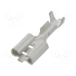 50 pcs : ST-005/03-08T - Terminal: flat, 6.3mm, 0.8mm, female, 0.3÷0.8mm2, crimped, tinned