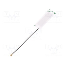 10 pcs : 2042810100 - Antenna, Bluetooth,WiFi,ZigBee, 2.8dBi, linear, 35x11x0.1mm, U.FL