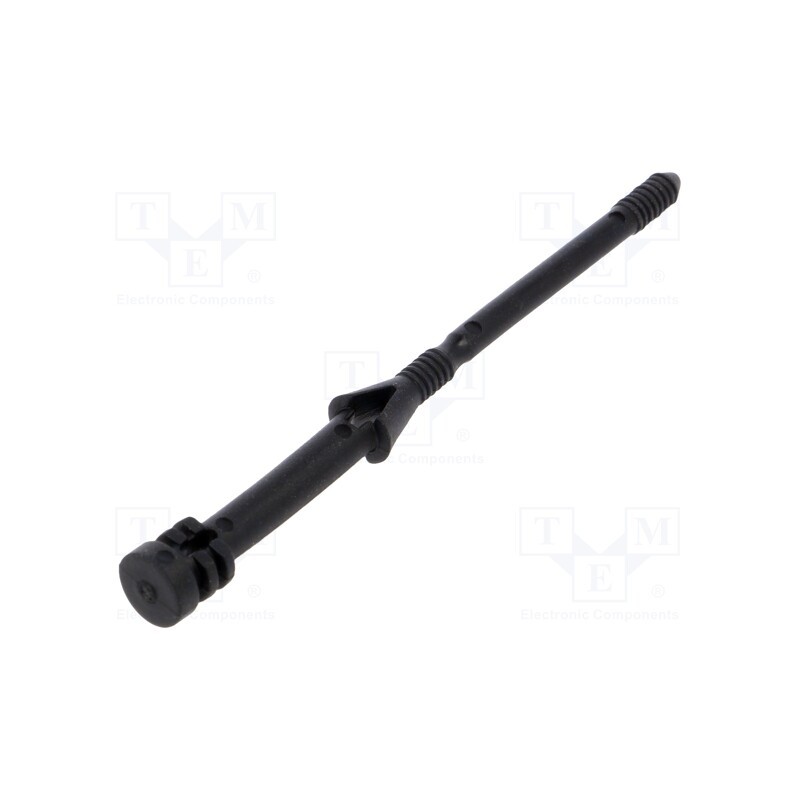 10 pcs : BUB-72H - Fastener for fans and protections, Ømount.hole: 4mm, black