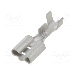 50 pcs : ST-005/05-20T - Terminal: flat, 6.3mm, 0.8mm, female, 0.5÷2mm2, crimped, for cable