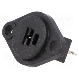 10 pcs : - Socket, loudspeaker, female, for panel mounting