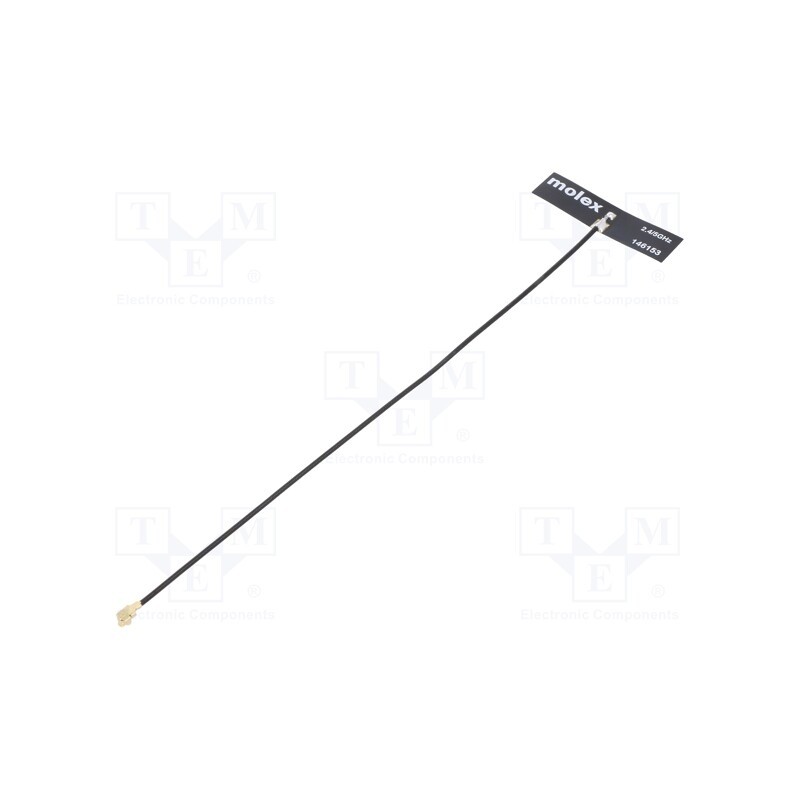 10 pcs : 146153-0150 - Antenna, Bluetooth,WiFi,ZigBee, 2.8dBi,3.7dBi, linear, 34.9x9mm