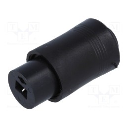 20 pcs : - Plug, loudspeaker, female, plastic, soldering, straight