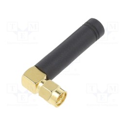 10 pcs : 2J0B04-C884G - Antenna, 2G,3G, 1.8dBi,2.9dBi, angular,twist-on, 44mm, male,SMA
