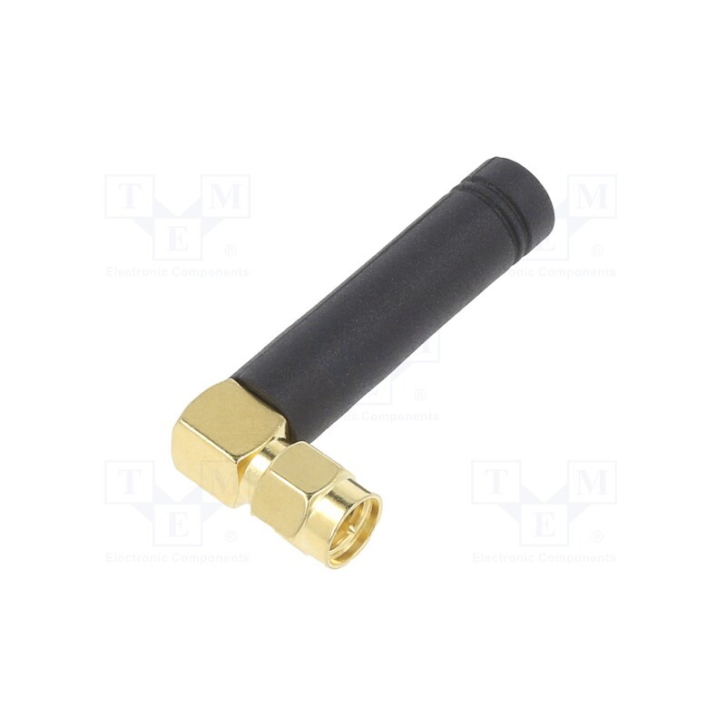 10 pcs : 2J0B04-C884G - Antenna, 2G,3G, 1.8dBi,2.9dBi, angular,twist-on, 44mm, male,SMA