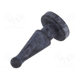 10 pcs : FM-9 - Fastener for fans and protections, Ømount.hole: 5mm, black