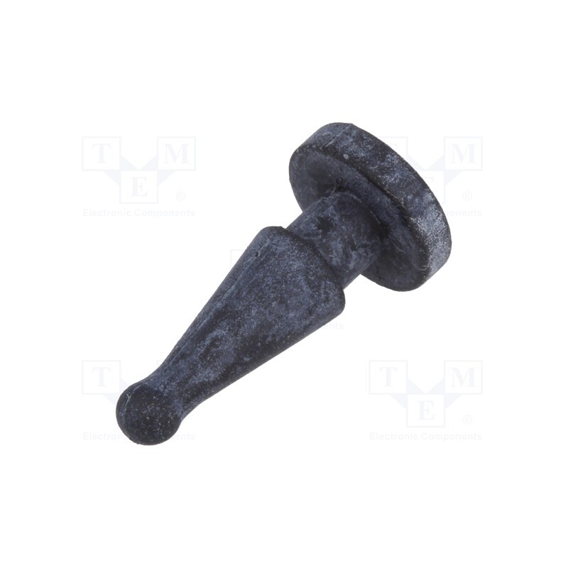 10 pcs : FM-9 - Fastener for fans and protections, Ømount.hole: 5mm, black