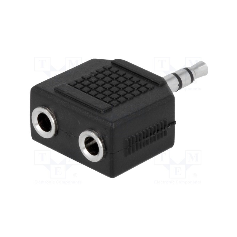 10 pcs : - Splitter, Jack 3.5mm socket x2,Jack 3.5mm plug, stereo