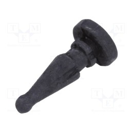10 pcs : FM-3 - Fastener for fans and protections, Ømount.hole: 5mm, black