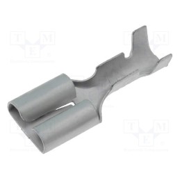 50 pcs : ST-005/Z1 - Terminal: flat, 6.3mm, 0.8mm, female, 0.5÷2mm2, crimped, for cable