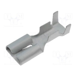 50 pcs : ST-005/Z2 - Terminal: flat, 6.3mm, 0.8mm, female, 2÷3.5mm2, crimped, for cable