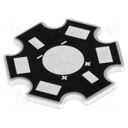 20 pcs : OSMCPCB8060B - STAR pcb for high power LEDs, LED 1W