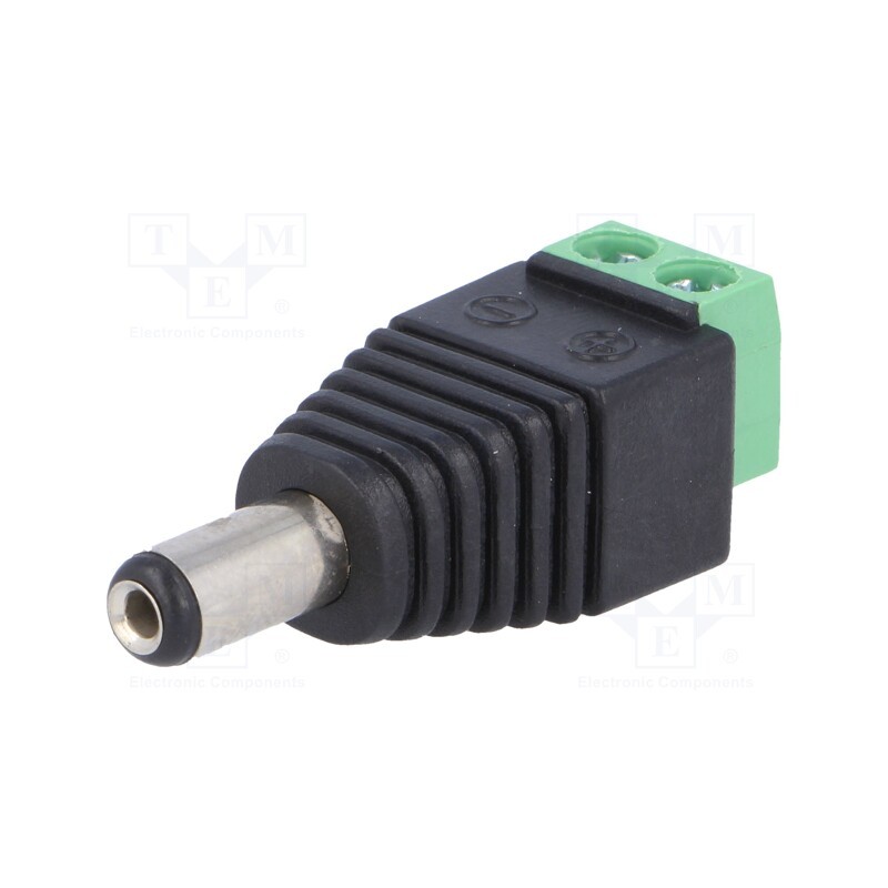 10 pcs : - Transition: adapter, 5.5/2.1mm, 5.5mm, 2.1mm, screw terminal