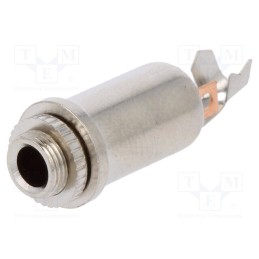 10 pcs : - Socket, Jack 3,5mm, female, stereo, ways: 3, straight